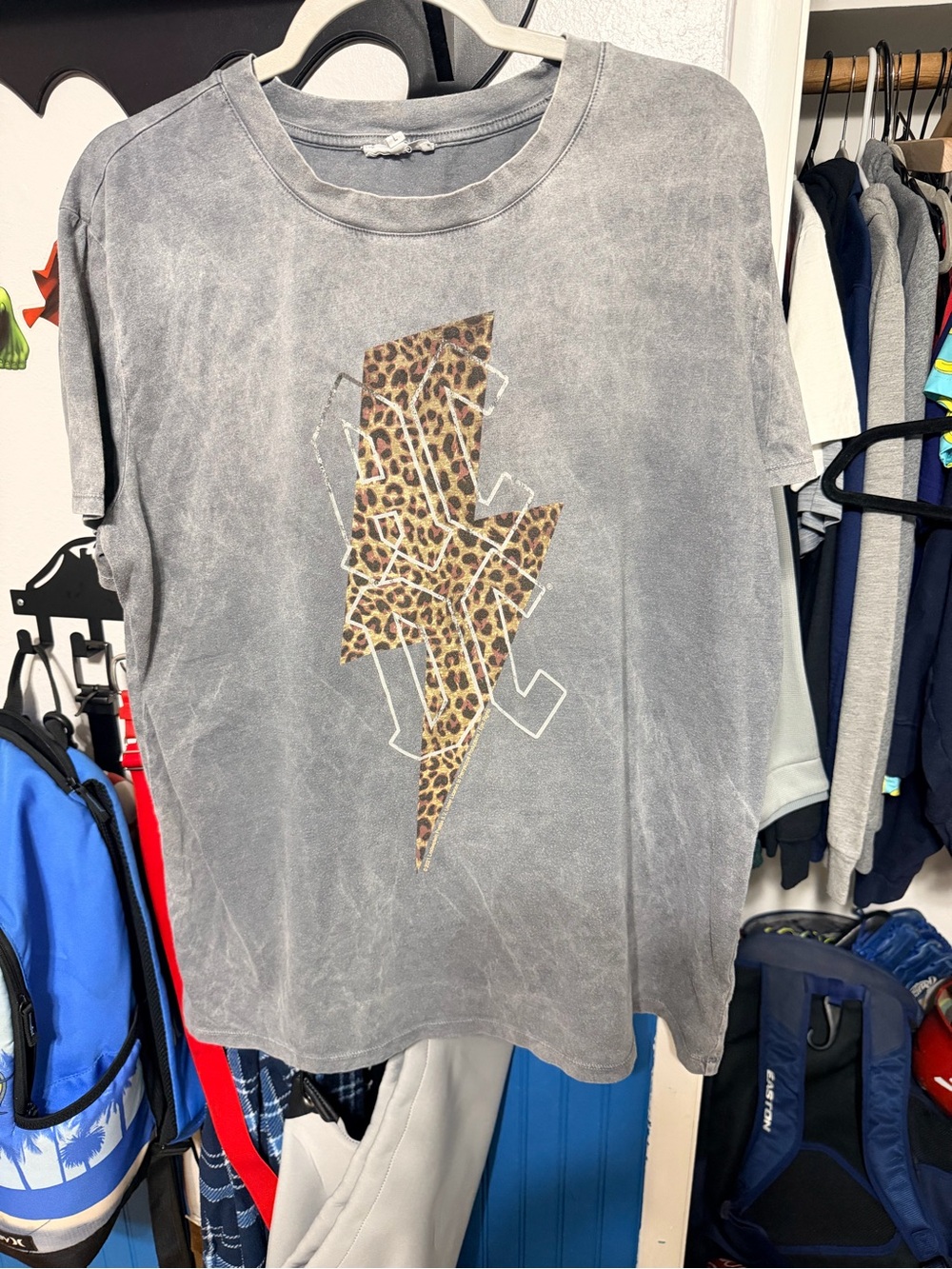 AC/DC Leopard Lightning Bolt